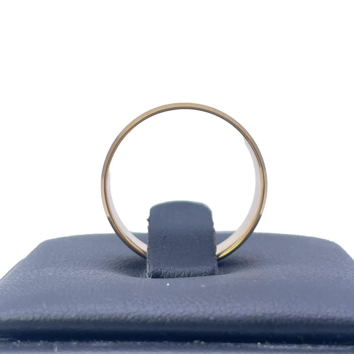 22ct Yellow Gold Matte Finish Double Groove & Bevelled Men's Wedding Band 6mm 