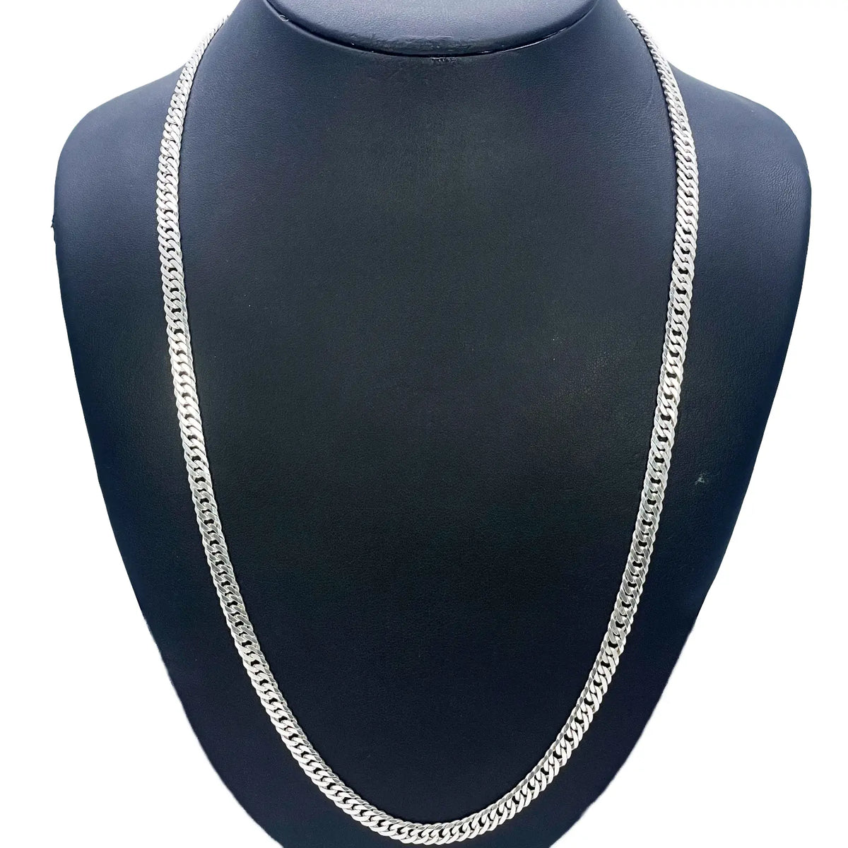 925 Sterling SIlver Curb Chain Necklace 24''inches 5.5mm Width 